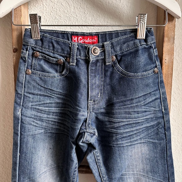 M. Gordon Boys Distressed Knee Relaxed Fit Jeans sz: 6 - Picture 2 of 9